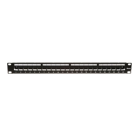 Panduit 24-Port Modular All Metal Shiel (10 Pack), 10PK KP24WSBL